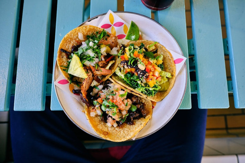Blackened Shrimp Tacos with Lime Crema