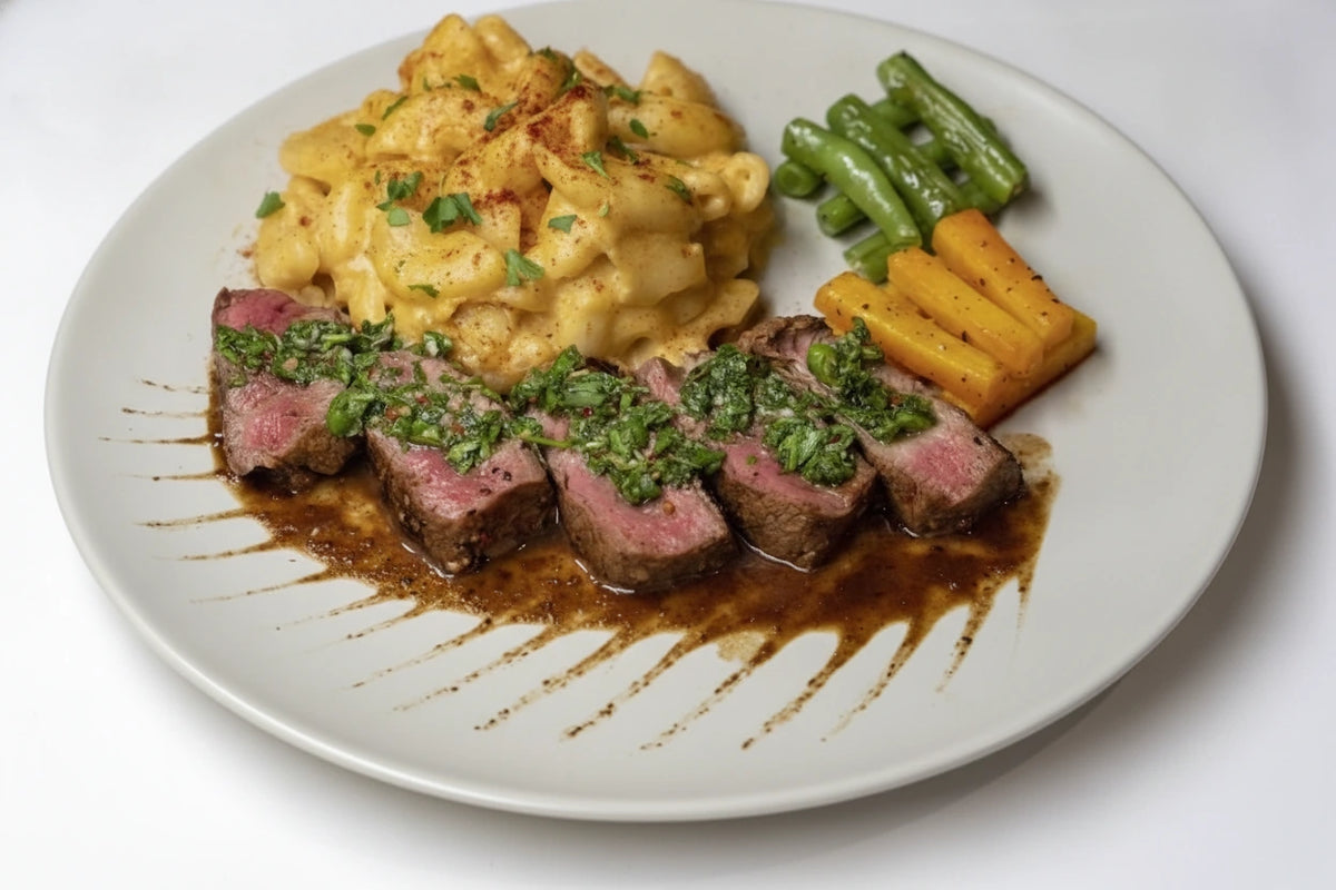Chimichurri Flank Steak with Charred Citrus