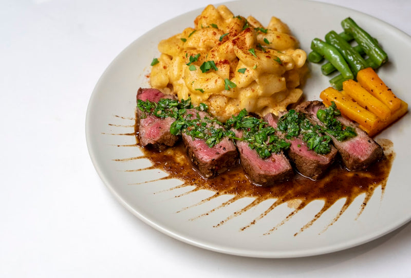 Chimichurri Flank Steak with Charred Citrus
